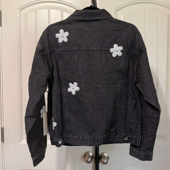 BLUE VELVET FLOWER DENIM JACKET *NWT* - Picture 5 of 6
